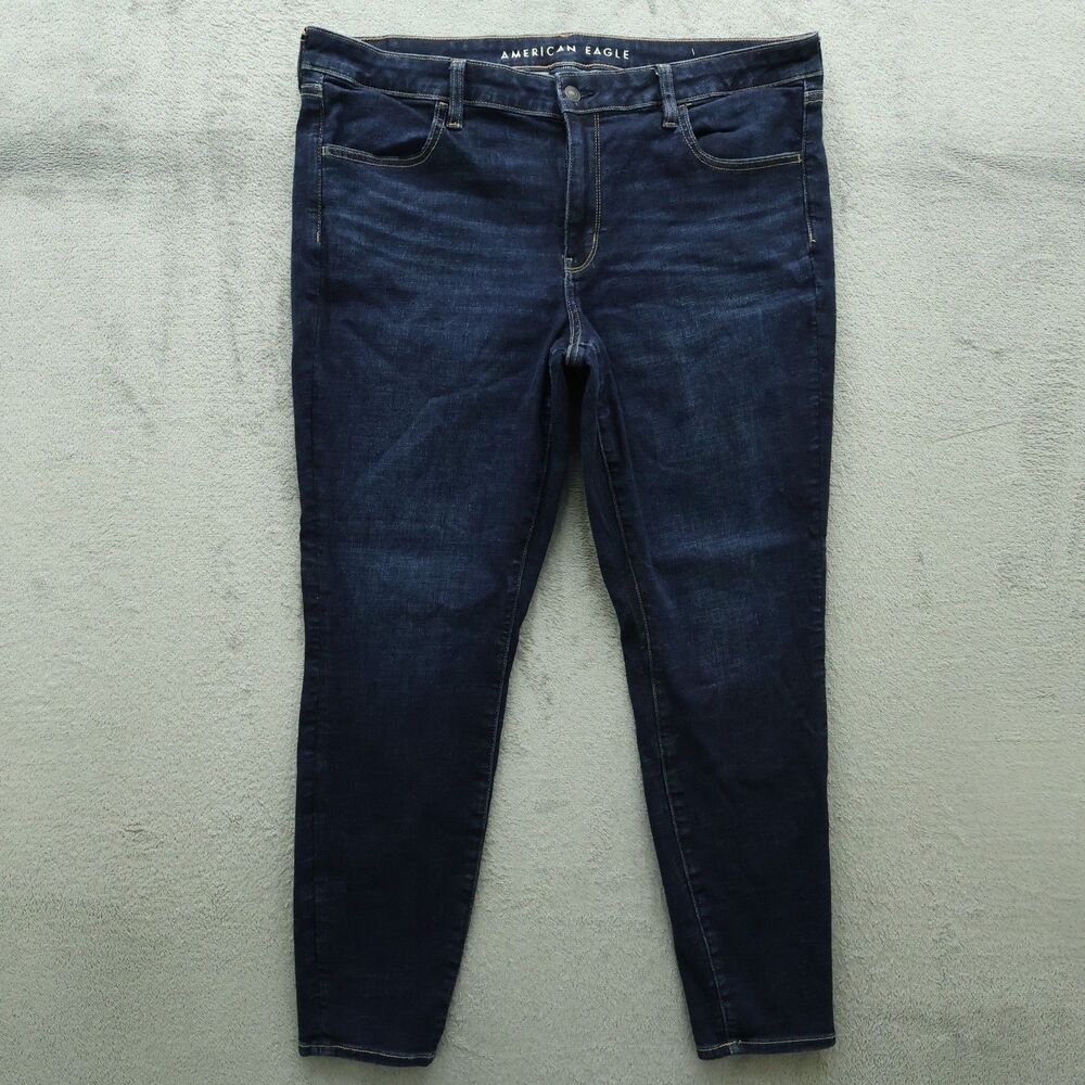 American Eagle Jeans Women's Size 18R High-Rise Jegging Denim 28" Inseam Stretch